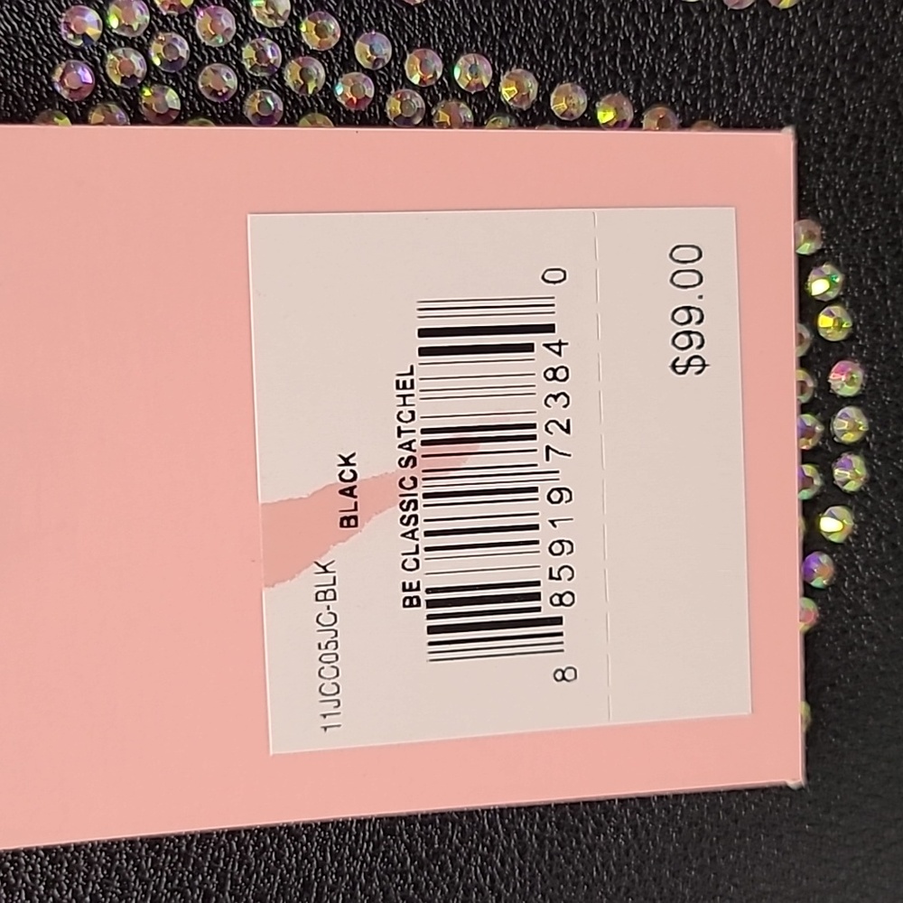 Black Juicy Couture Bling Satchel - Picture 5 of 5
